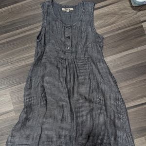 100% linen Flax dress size S